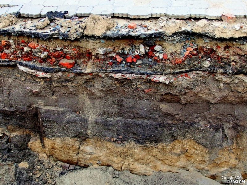 Вот строительный мусор как выглядит под землей