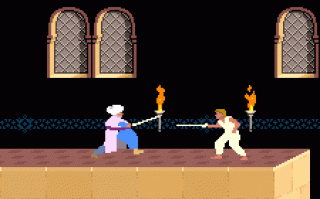 Нет. Я не ходил в компьютерные клубы. Вот мои первые игры на картинках. А интернета тогда еще не было. Были BBS. Так получилось, что я попал на работу в контору, которая внедряла только что появившиеся персоналки. Первые шайтан-машины "86" с монитором VGA и Hercules (это, который черно-желтый). Потом появились 286-e, а потом - чудо-чудное: 286-е еще и с 287 процессором, sVGA, да еще и с винчестером аж на 40 MB! Да еще и локалка Novell, которая работала по коаксиальному кабелю с пассивными и активными хабами, что нас очень забавляло. То есть в некоторые игры можно было играть друг с другом. А когда у меня дома появился 386-ой компьютер с модемом немецкой фирмы Robotron (немецкой - это ГДР), домашнего телефона, считайте, у меня не стало. За-то у меня все переписывали игры, книги, картинки...
С другом ходим по магазинам. Покупаем разные нужные вещи для длительной поездки на не достроенную дачу. Кусок магазина отгорожен. Я уже все купил, должен подойти друг со своими покупками. Подходит ко мне парень:
- Вы не хотите посетить наш компьютерный салон?
- Нет, спасибо.
- У нас не дорого.
- Спасибо, не хочу.
- Но это же интересно.
- Мне нет.
- Это всем интересно. Вы, просто, не пробывали.
- Пробывал. Не интересно.
Подходит мой друг:
- Здравствуйте. Что Вы хотели?
Парень:
- Да, вот, предлагаю посетить наш компьютерный салон, а Ваш товарищ не хочет.
Друг:
- Я его понимаю. Он с компьютерами работает, а сегодня у него первый день отпуска.
Парень:
- Понятно. Извините. Я не хотел Вас обидеть.