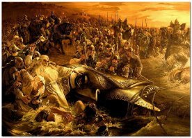 Вячеслав Назарук «Проводы Перуна» (1988). Государственный музей истории религии.