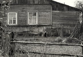 София Лорецкая на своей вилле под Минском в 1964 году.