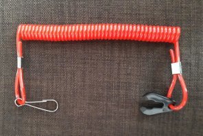 Лично у меня есть такая чека, закрепил на руку и на мотор, вывалился за борт - мотор заглох!