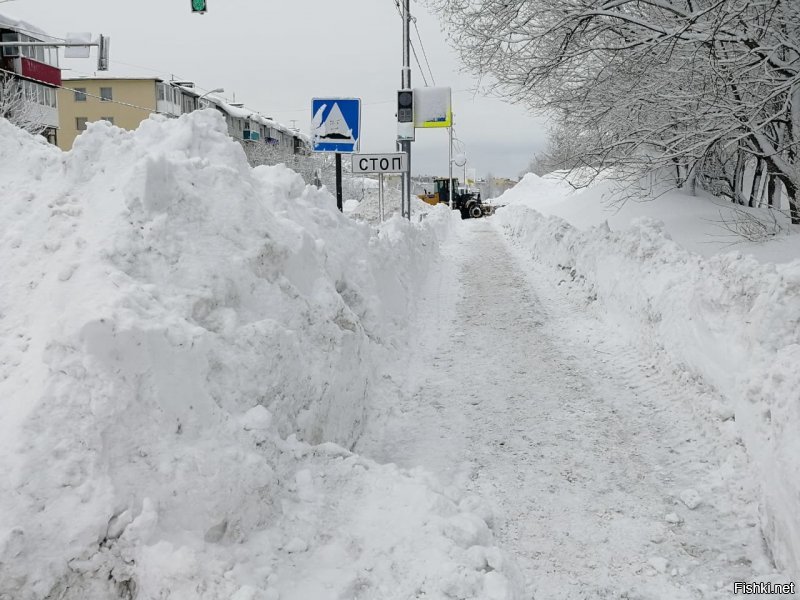 Камчатка, тротуар.