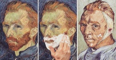 Художник нарисовал, какой он видит жизнь Ван Гога