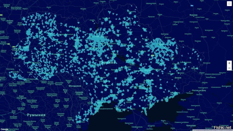 Не вопрос кеп. Карта покрытия моего оператора. Не реклама. П.С. злорадство - скрытая форма агрессии. Нет плохих новостей про хохлов, ну так мы их сделаем сами. Карта здесь, для слабовидящих и упоротых есть кнопка масштабирования. Удачи