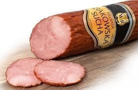 В Кракове краковская колбаса выглядит абсолютно по-другому..........Никогда она не бывает колечками