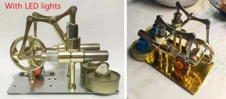 Двигатель Стирлинга а не паровая динамическая модель двигателя.