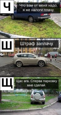 Азбука оправданий автохамов
Откуда берётся пыль и грязь в городах.
PS честно стырено с "Пикабу"