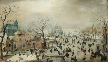 Фламандская живопись1. «Зимний пейзаж с конькобежцами»  1609 худ. Хендрик Аверкамп
2."Зимний пейзаж с ловушкой для птиц " 1565 худ .Питер Брейгель Старший
...потепление климата за четыреста с лишним лет