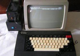 в школе был БК 0010, на нем бейсик учили и в кладоискателей играли. Цветной, аж два цвета, черный и белый был.