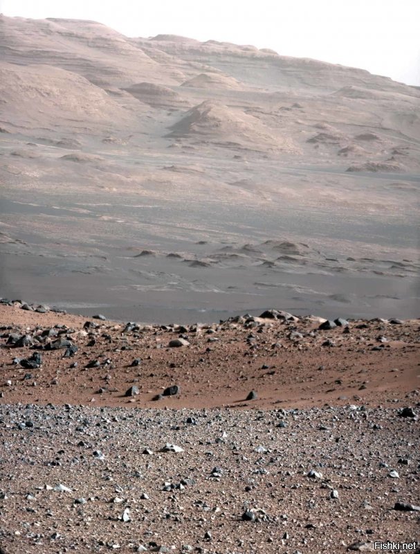 Земной ландшафт прямо на Марсе.
