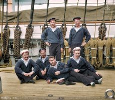 По моему на половине фото уже стальные корабли. Вот тут точно.