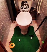 Ха, туалетный гольф у меня уже  давно есть