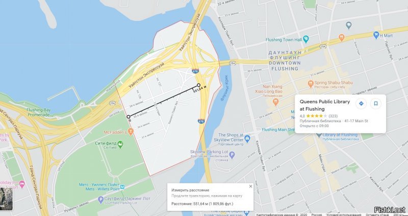 Willets Point - НЕ район Нью Йорка. Это крохотный клочок земли , примерно 600 на 600 метров в Куинсе. 
Застроят со временем. Не тупее Собянина.