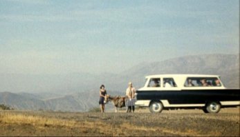 Слишком футуристично , хотя... может и просто непривычно. Нечто похожее выпускали в Северодонецке и Луганске, в Приключениях Шурика в конце увозит Нину 
А у НАМИ -шного автобуса был младший братишка еще, Белка (НАМИ 050)