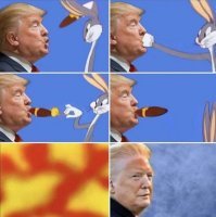 Неудачная фотография Трампа снова породила мем