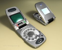 Ностальгический мобильный телефон: дисковый смартфон