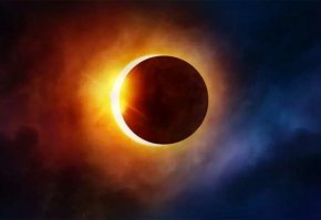 А вот тут СЛУЧАЙНОСТь, что мы родились в тот момент, когда можно наблюдать это космическое явление. Родись мы милион лет назад либо след милион лет, то такого не могли бы наблюдать, так как Луна удаляется от Земли, соотвествено раньше она была ближе.