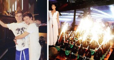 Не умеют они отдыхать, поучились бы у наших звезд.