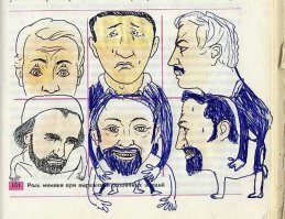 Как не стыдно называть обычного бумагомарателя "исследователем загадочной русской души"? 
Вы уверены, что ВАША душа изображена на этих карикатурах среди совокупляющихся животных и пьяных забулдыг??..
ПРОТИВНО смотреть! 

Подростки рисуют такое в период полового созревания - тоже "исследуют"...  
По ходу, "художнЕГ" так и остался на уровне слабообразованного восьмиклашки