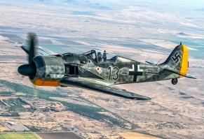 Focke-Wulf Fw 190 Würger. У него фонарь кабины имеет только переднее бронестекло толщиной 50 мм под углом 25 градусов относительно продольной оси машины. Боковые части обычное оргстекло, пробиваемое пистолетной пулей.
