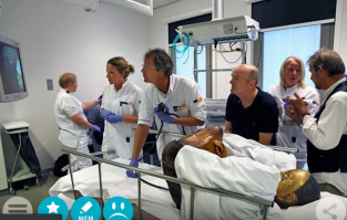 А зачем ему колоноскопию делали?