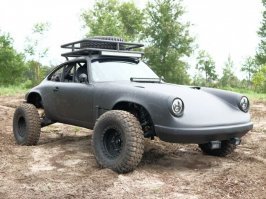 Классический Porsche 911 превратили в багги в стиле Baja