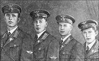 Немного добавлю про сам поселок Кача. Кача – поселок городского типа, основанный в 1912 году, в связи с переездом в это место первой в России авиационной школы военных летчиков. Севастопольская офицерская школа авиации была основана в 1910 году по инициативе великого князя Александра Романова на средства от добровольных пожертвований. Первый выпуск из 24 лётчиков состоялся 26 октября 1911 года в присутствии Николая II. Летом 1911 года её посетил председатель Государственной думы Гучков, после чего правительство выделило авиашколе 1,5 миллиона рублей на приобретение земли под аэродром. На эти средства были приобретен участок пригодной земли размером 658 десятин (7,1 квадратных километра) возле речки Качи, в 20 километрах от Севастополя. Летом 1912 года школа совершила свой первый переезд к новому аэродрому и прилегающему хутору Александро-Михайловка. Развитие инфраструктуры школы дало импульс развитию посёлка Кача, в который был переименован бывший хутор. До 1917 года школа подготовила 609 военных лётчиков, знания и навыки которых пригодились Российской армии в Первой мировой войне. После победы Красной Армии продолжило подготовку военных лётчиков как 1 авиационная школа Красной Армии.

В 1941 году она была эвакуирована в город Красный Кут Саратовской области. В 1945 году школу переименовали в Училище и перевели в г. Сталинград (Волгоград).
Качинское высшее военное авиационное училище лётчиков в п. Кача было расформировано в ноябре 1998 года. Преемником Качинского училища является 783 учебный авиационный ордена Ленина Краснознаменный центр подготовки летного состава в г. Армавир, где хранится Боевое Знамя Качинского ВВАУЛ и ведется его Исторический формуляр.
Воспитанниками Качинского училища стали Покрышкин Александр Иванович, Кравченко Григорий Пантелеевич, Сталин Василий Иосифович и др.
После Великой Отечественной войны, с 1947 года по 1960 год, на Каче базируется 4-я истребительная авиационная дивизия. В мае 1960 года на Качу с аэродрома Херсонес перебазируется 872 авиационный полк. А с осени 1960 года здесь же, на Каче, базируется отдельный транспортный полк. Эти две основные авиационные части, а также части обеспечения базируются на аэродроме Кача и в настоящее время.  На фотографиях Василий Сталин во время учебы в Каче.