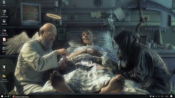 вот таакие у меня обои на ноуте и рабочем компе.
И да - я работаю в больнице.
Правда, в детской