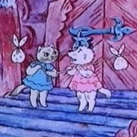 Это кошка Маха из мультика