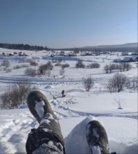 Ну не знаю, вот моя зима!