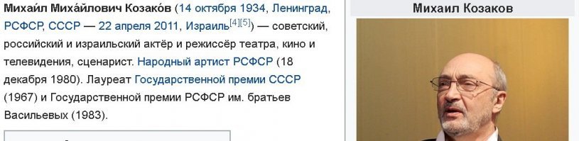 Советские актёры, и их первые роли в кино. ч4