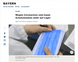 Странно это всё. Маски раскупили а не носят.