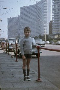 Если уж быть точным, то это Калининский проспект (Ныне Новый Арбат)