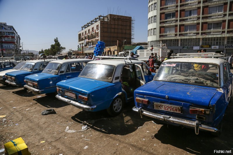 В Аддис Абебе куча Жигулей Выпуска середины 80-х Служат как частное такси. Заглянул под капот одной из них - там ВСЁ китайское.