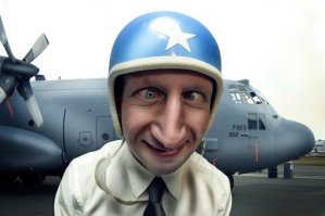 Самолет с кривым крылом