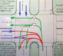 Общение с инспектором ГИБДД после резкого разворота в Томске