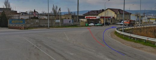 непонятно написал? ну давай с картинками.
45.071341, 35.388804 - панорама только на Яндекс.