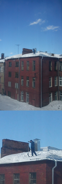 Меня на этом снимке больше этажность удивила, получается 3-4 этажный дом.