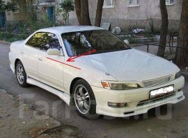 Там на двери полоса которая вдоль всего кузова идет. На Крестах и Чайзерах её нет. Так что сам поосторожней с базаром!