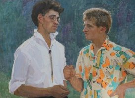 Я дико извиняюсь: а это точно строители и точно 1961 год? Пацанам лет по 20, больше похожи на современных студентов-программистов