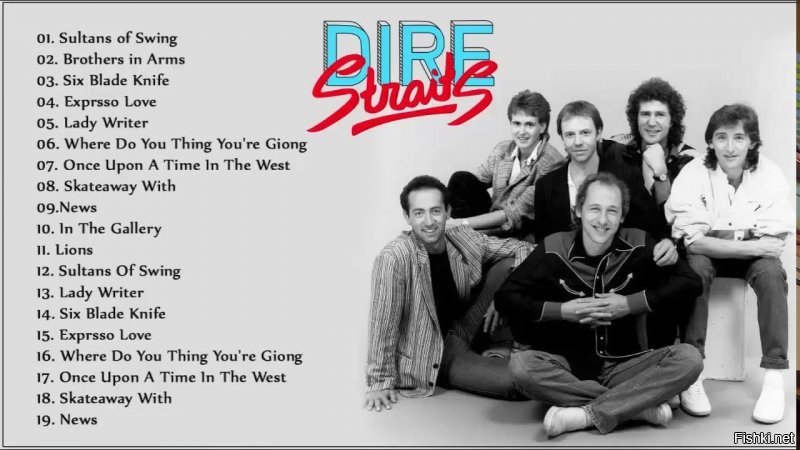 Марк Нопфлер (Dire Straits)в кантри ударился в своё время.Не зашло.Лично по моей просьбе пел старые хиты в "Олимпийском".