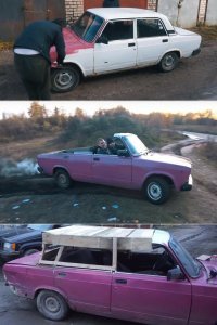 Рождение "кабриолета" так впечатлило , что три раза (18-20) картинку в пост включил ?