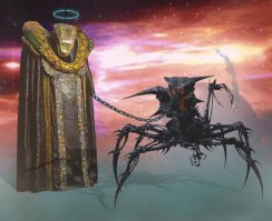 В центральном Иране обнаружили странное изображение человека-богомола