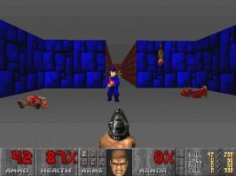 А как же Wolfenstein 1992 года? Много из нее в Doom перенесли.