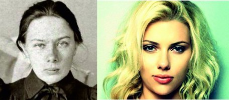 К стати, Крупская в молодости была очень даже ничего! Скарлетт Йоханссон на неё похожа...
