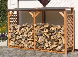 Представляю себе поленницу.
Полицейский такой спрашивает: Откуда (х)дровишки?