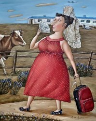 Только пара "творений" не вызвала омерзения. Остальное - отвратительно. 
У Джерих картинки того же направления, но не коробят так, как у этого псевдо-художника. Есть даже относительно милые.