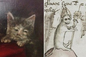 А говорили рисовать не умели, просто коты другие были.