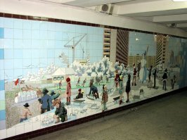 А как же мозаика в пешеходных переходах Ростова? :)