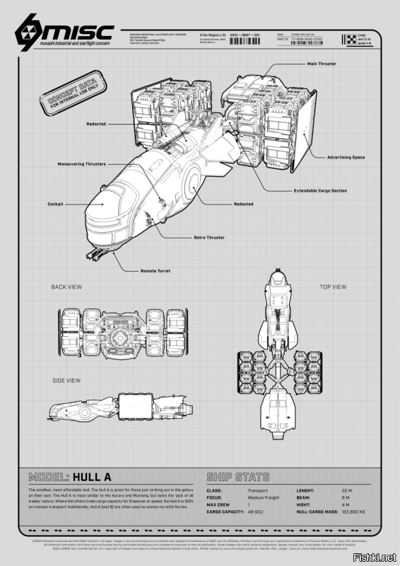 Да какая яхта? Обычный грузовик серии Hull. Модель А или B, без привязки к размерам точнее не скажу... Наверно сел Гелия 3 для реактора собрать.